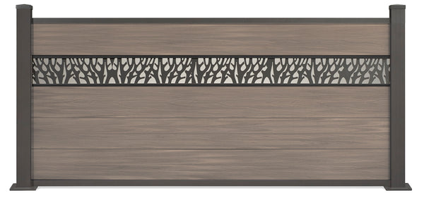 Vorgartenzaun Excellent mit Dekor Höhe: 86cm