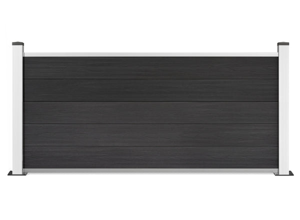 ▶️ Höhe: 0,84m - Vorgartenzaun Excellent 840x 1800 mm verschiedene Farben. Pfosten in Silber