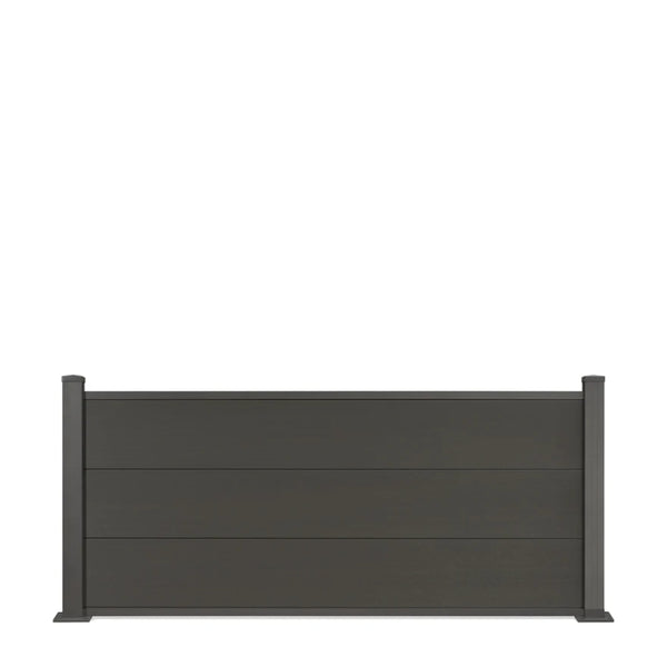 Vorgartenzaun Nobel 0,83 m Anthrazit und Grau Hohe: 0,84m