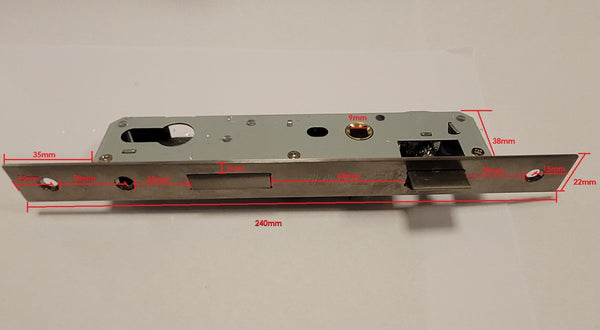 Gartentor Aluminium 180cm x 90cm in Anthrazit Bausatz Komplett-Set mit Schloss