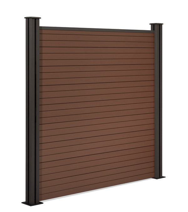 classic-braun-forderseite-pfosten-anthrazit-Zaunelemente-WPC-persp001