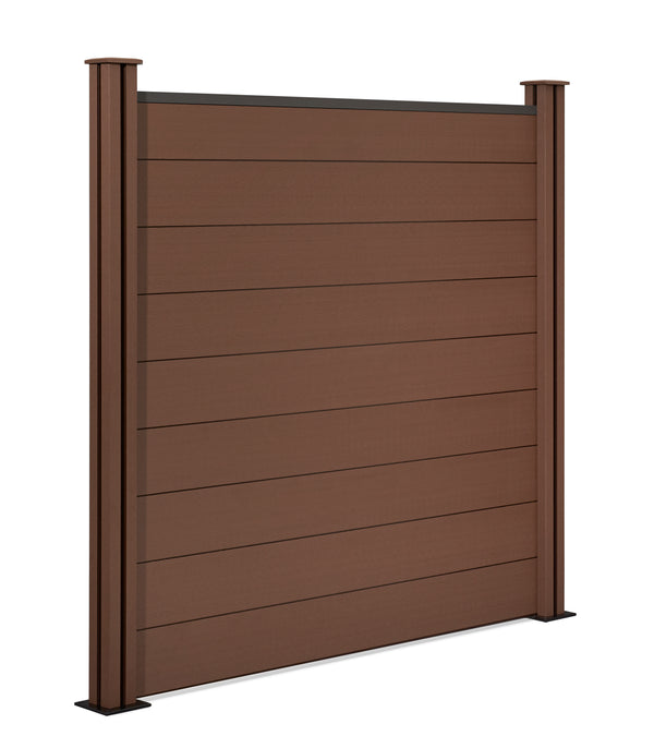 classic-braun-rueckseite-Zaunelemente-WPC-persp001