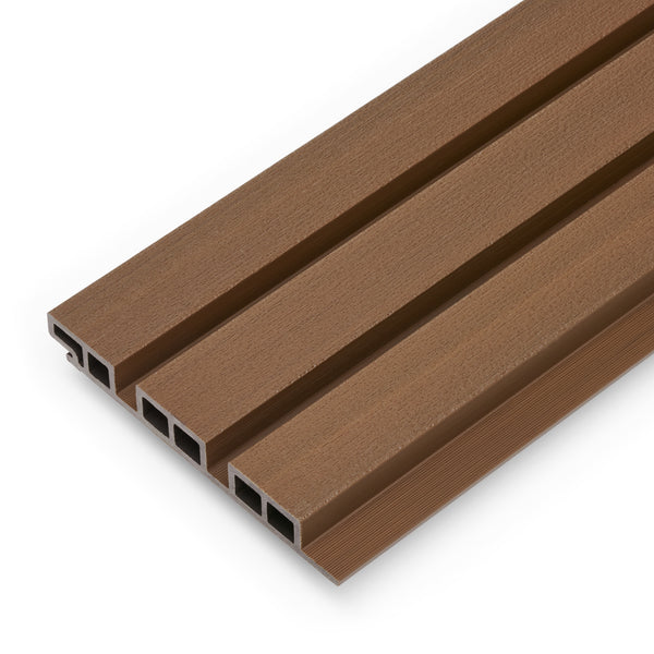 COEX WPC Fassadenpaneele (breit) in Braun 2900 x 210 x 25mm