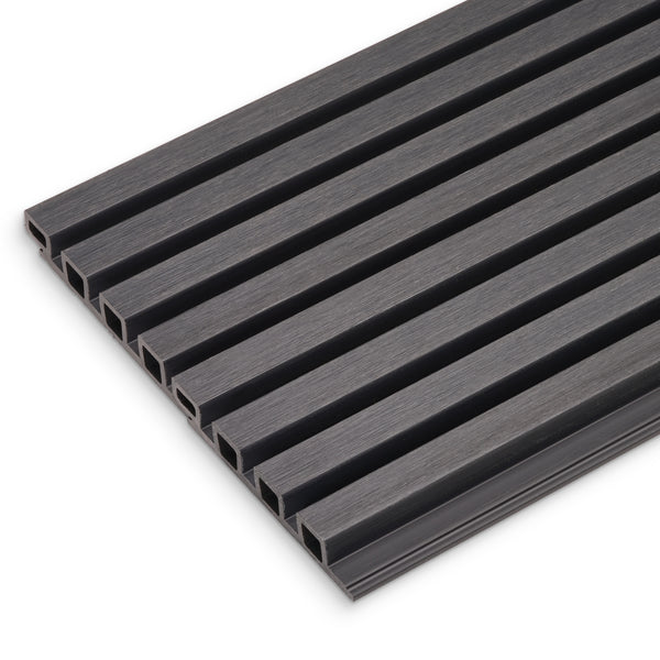 COEX WPC Fassadenpaneele in Anthrazit 2900 x 170 x 25mm (Deckmaß 160mm)