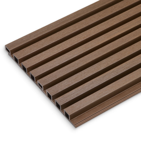 COEX WPC Fassadenpaneele in Braun 2900 x 170 x 25mm (Deckmaß 160mm)
