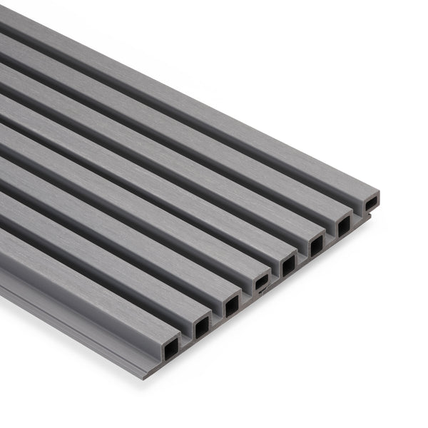 COEX WPC Fassadenpaneele (schmal) in Grau 2900 x 170 x 25mm (Deckmaß 160mm)