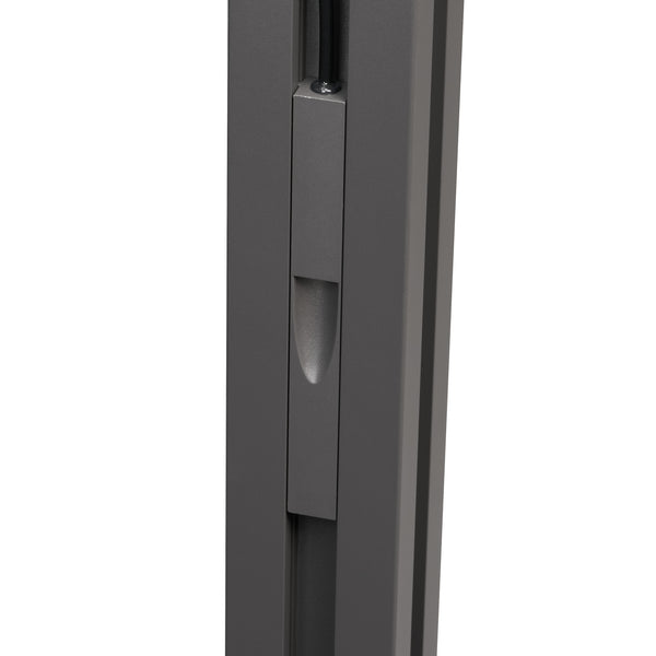 LED Einbau-Leuchte für Aluminium Zaunpfosten wetterfest und erweiterbar