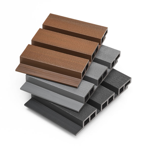 COEX WPC Fassadenpaneele (breit) in Anthrazit 2900 x 210 x 25mm