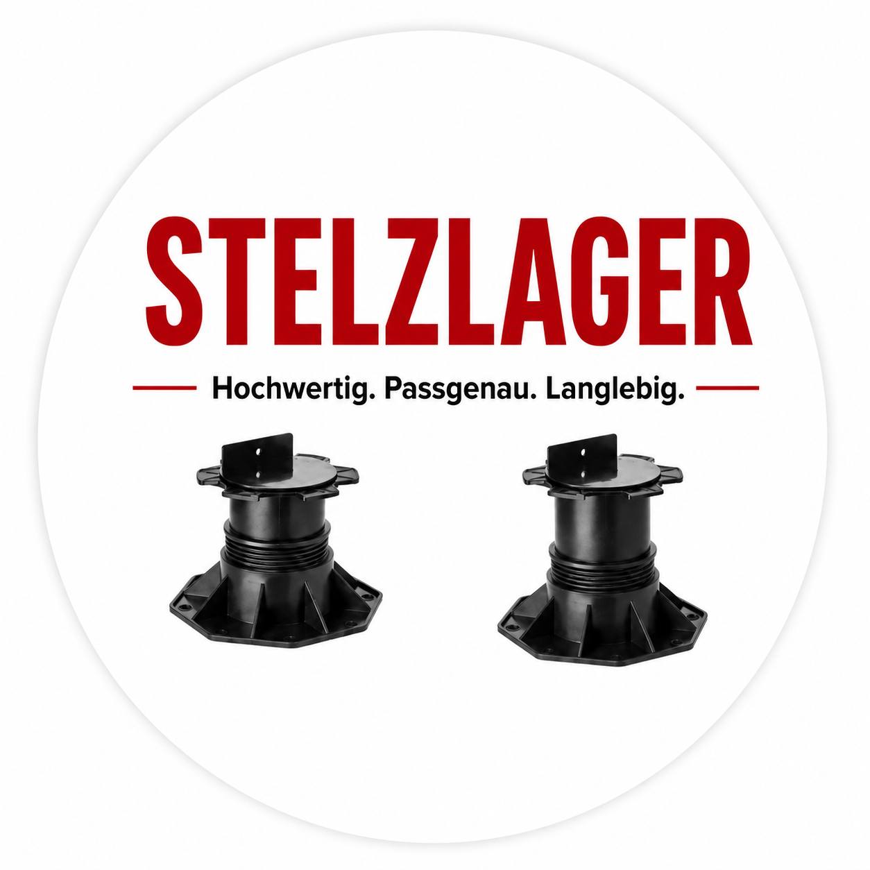 Stelzlager für WPC Terrasen stufenlos einstellbar