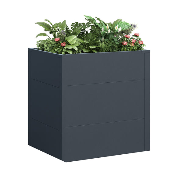 Hochbeet 50×50×60 cm Anthrazit wetterfest und modern