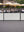 Gastro-Zaun WPC CoEx Excellent in Anthrazit mit Plexiglasscheibe 120x180cm