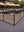 Gastro-Zaun WPC CoEx Excellent in Anthrazit mit Plexiglasscheibe 150x180cm