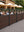 Gastro-Zaun WPC CoEx 150x180cm Eleganz mit 50cm Plexiglasscheibe