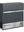 Briefkasten anthrazit B10 mit Edelstahl Namensschild personalisiert Schriftart Mr. Dafo