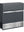 Briefkasten anthrazit B10 mit Edelstahl Namensschild personalisiert Schriftart Sourgummi