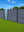 Glaselement 180x90cm ESG Milchglas und Klarglas mit Leisten