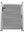 ▶️ Höhe: 1,20m - CoEx Aluminium Gartentor Bausatz 120cm x 90cm in Silber