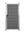 Gartentor Aluminium 180cm x 90cm  in Silber Bausatz Komplett-Set mit Schloss