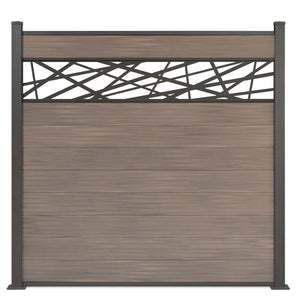 Excellent-beigel-anthrazit-mit-Dekor-Abstrakt