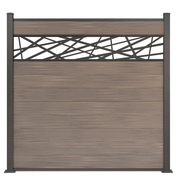 Excellent-beigel-anthrazit-mit-Dekor-Abstrakt