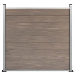 Excellent Zaun in Beige mit Silber Pfosten