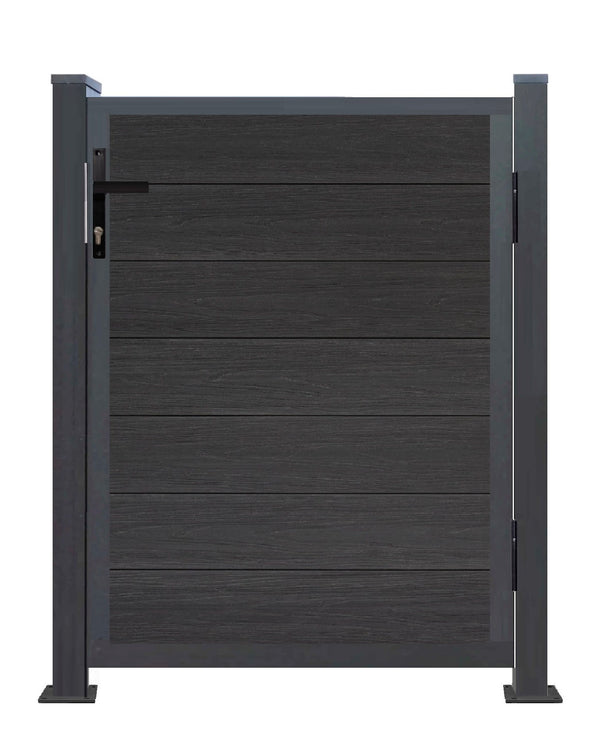 ▶️ Höhe: 1,20m - CoEx Aluminium Gartentor Bausatz 120cm x 90cm