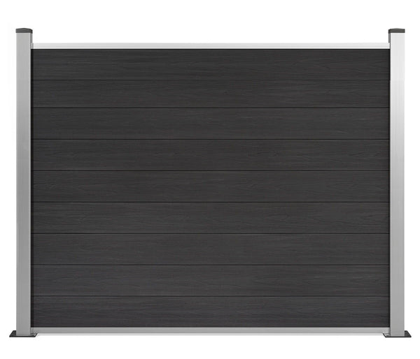 ▶️ Höhe: 1,50m - Coex WPC Sichtschutzzaun 150 x 180 cm Excellent inkl. Aluminium Pfosten