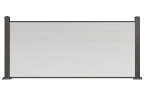 ▶️ Höhe: 0,84m - Vorgartenzaun Excellent 840x 1800 mm verschiedene Farben. Pfosten in Anthrazit