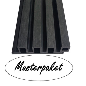 Musterstück Fassadenpaneele Anthrazit