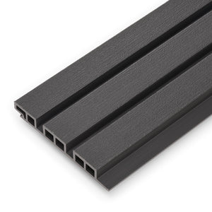 Fassadenpaneele in Anthrazit