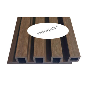 Musterstück Fassade n Braun