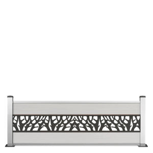 kleiner Vorgartenzaun mit Dekor