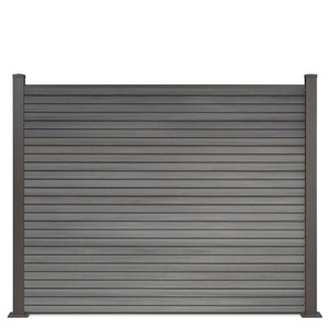 Vertico-Zaun-in-Grau-mit-Anthrazit-Pfosten