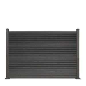 Vertico Zaun 1,20m in Anthrazit mit Pfosten in antharzit